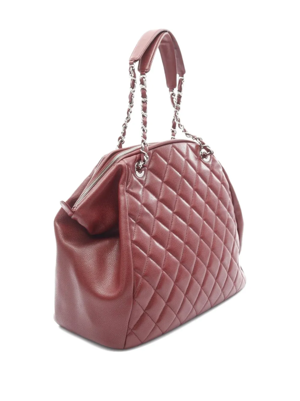 Pre-owned Chanel 2009 Coco Mark Tote Bag In Red