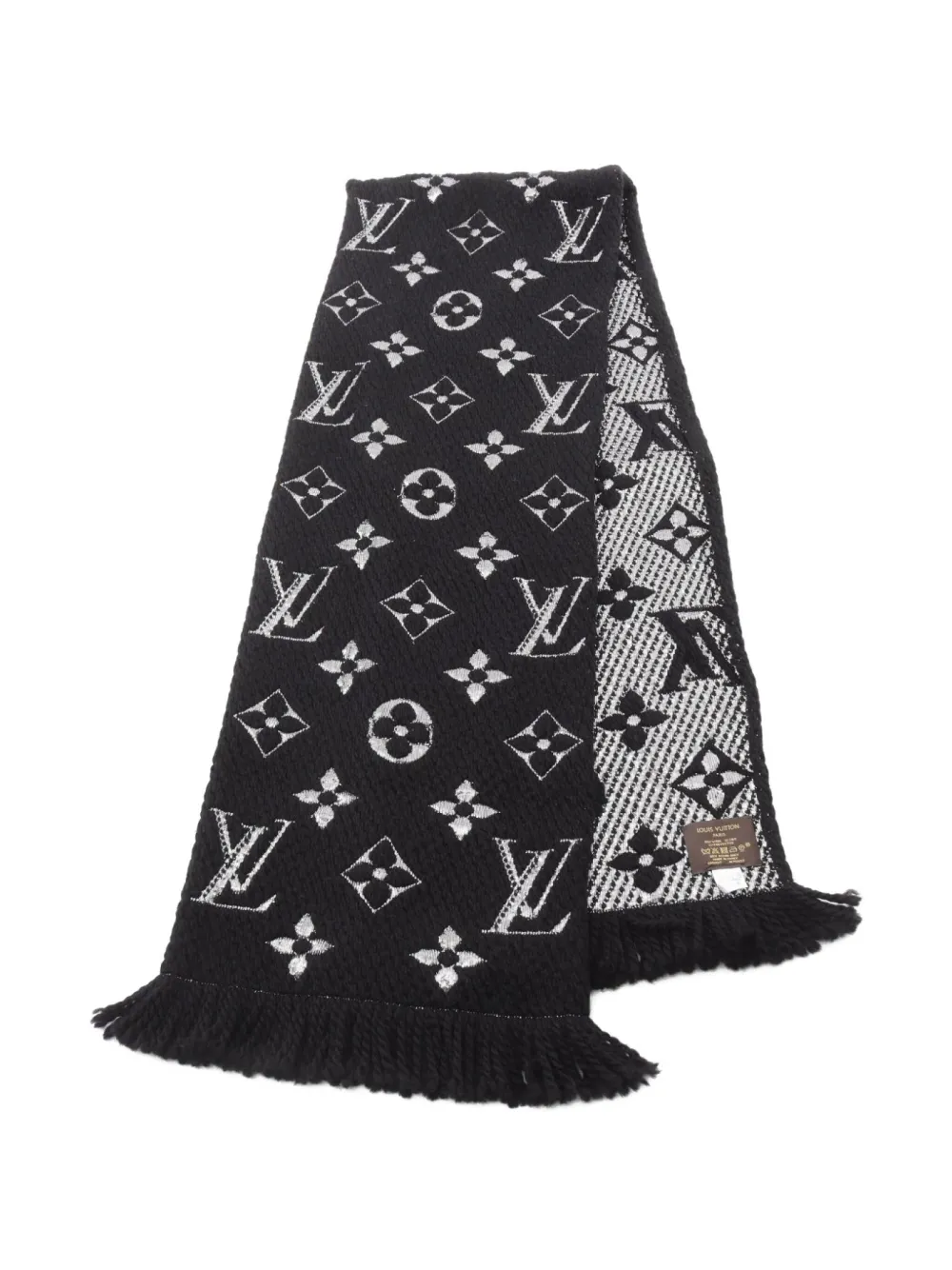 2017 Logomania wool-blend scarf