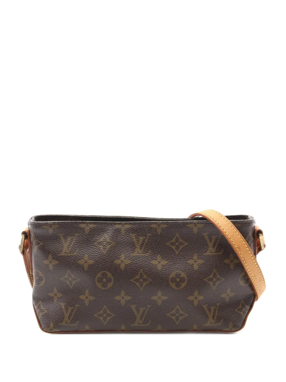 Louis Vuitton Pre-Owned 2004 Trotteur monogram leather shoulder bag | Brown | Image 1