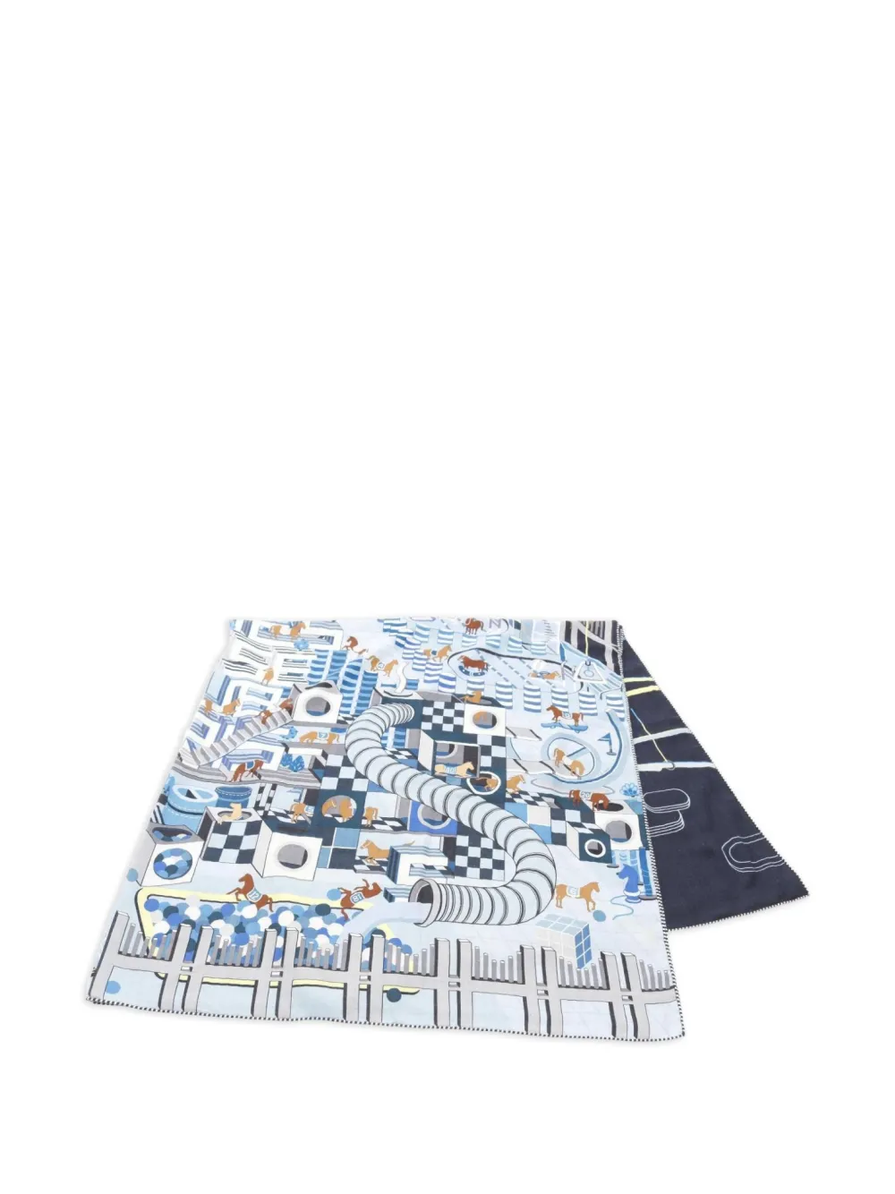 2010s graphic-print scarf