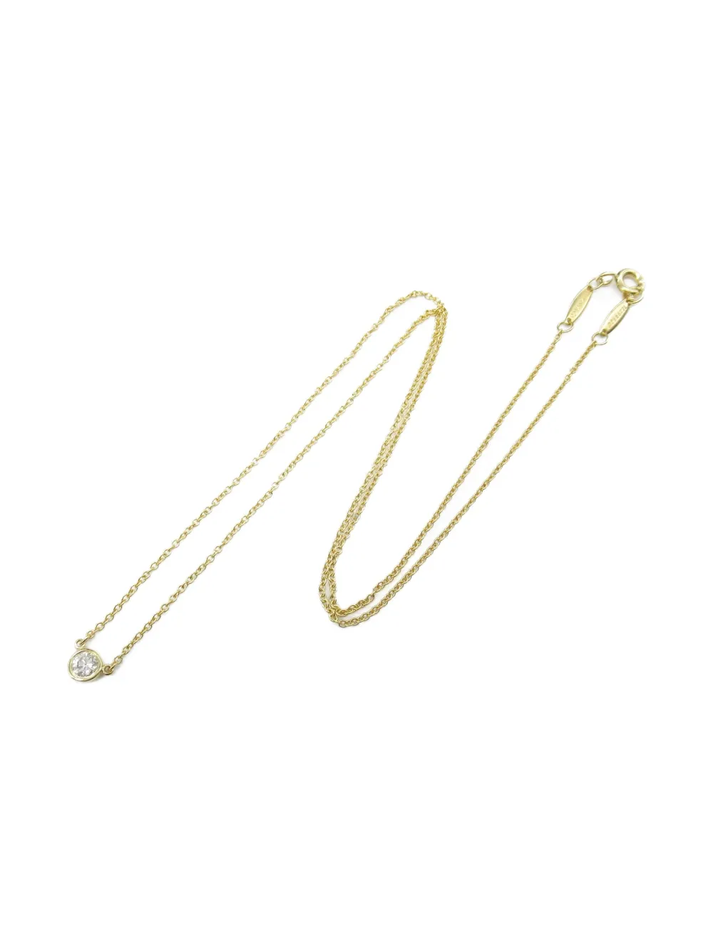 Tiffany & Co. Pre-Owned 18K yellow gold diamond necklace | Gold | Image 1