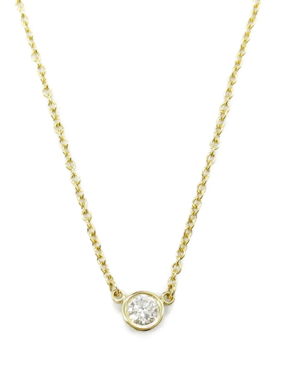 Tiffany & Co. Pre-Owned 18K yellow gold diamond necklace | Image 2