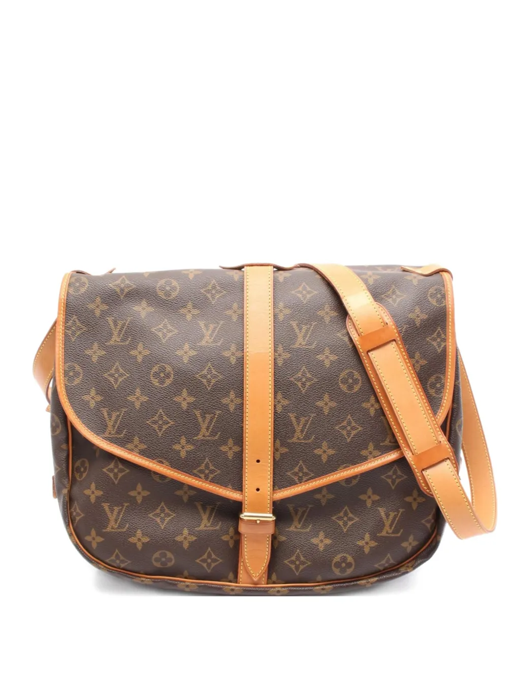 Louis Vuitton Pre-Owned 1997 Saumur 35 shoulder bag - ブラウン Louis Vuitton Pre-Owned 1997 Saumur 35 shoulder bag - ブラウン