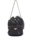 Prada Pre-Owned 20s Vela quilted handbag - Black