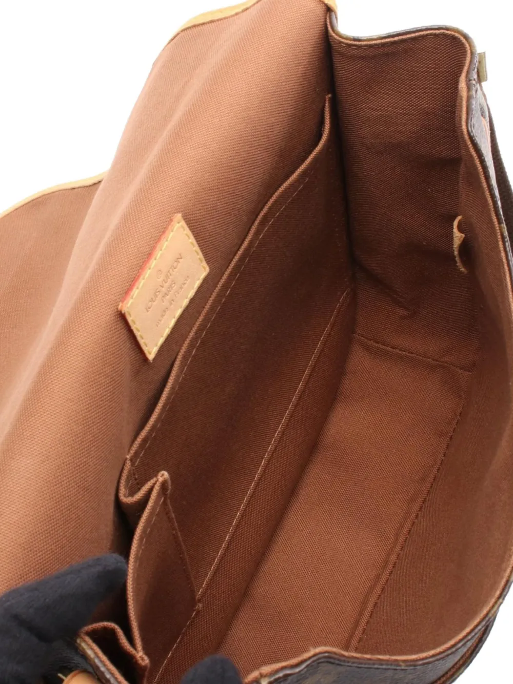 Pre-owned Louis Vuitton 2006 Bosforo Pm Messenger Bag In Brown