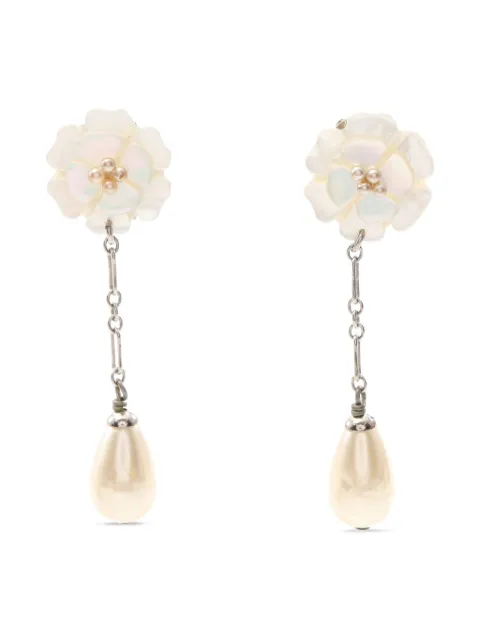 CHANEL Pre-Owned 1986-1988 Camellia earrings