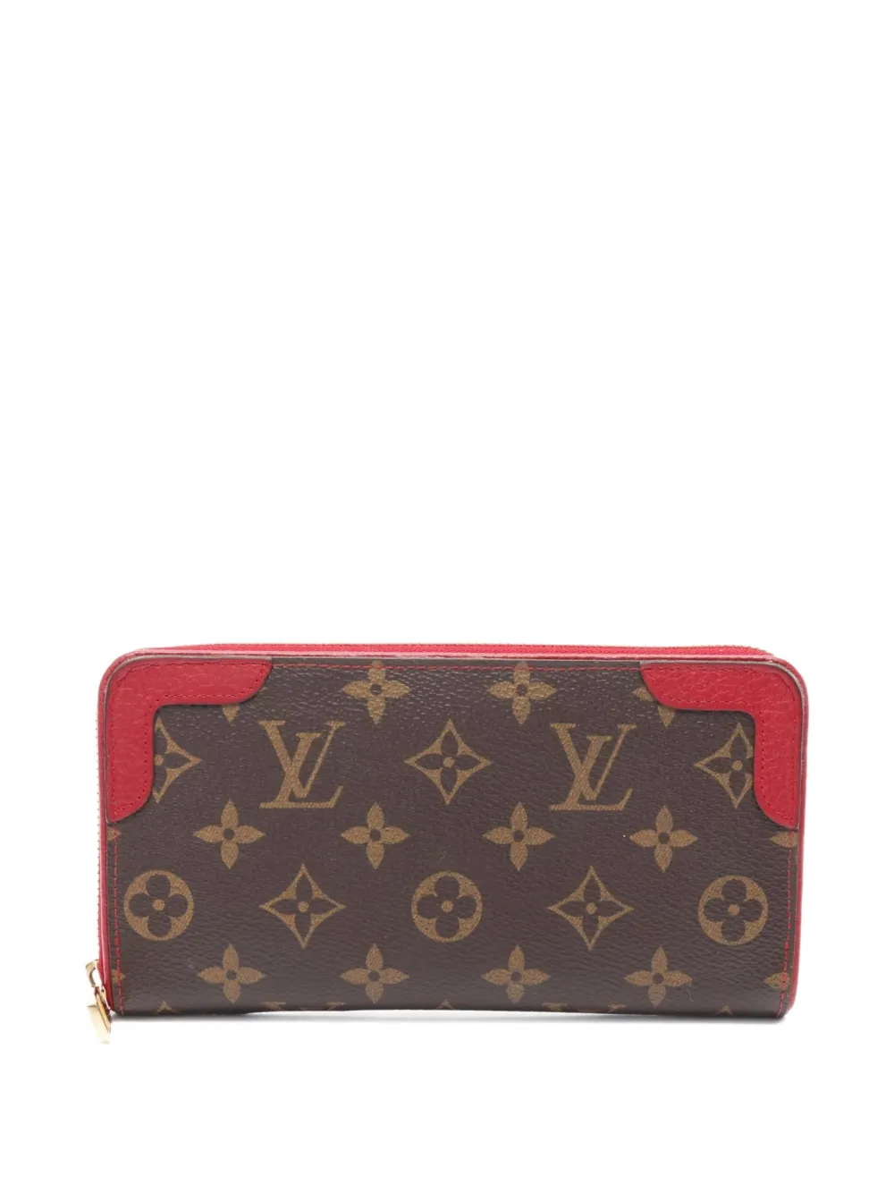 Pre-owned Louis Vuitton 2018 Retiro Zipper Wallet In Brown