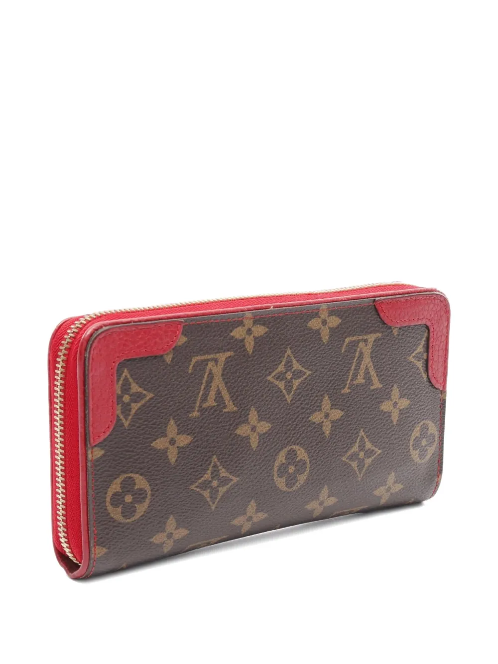Pre-owned Louis Vuitton 2018 Retiro Zipper Wallet In Brown
