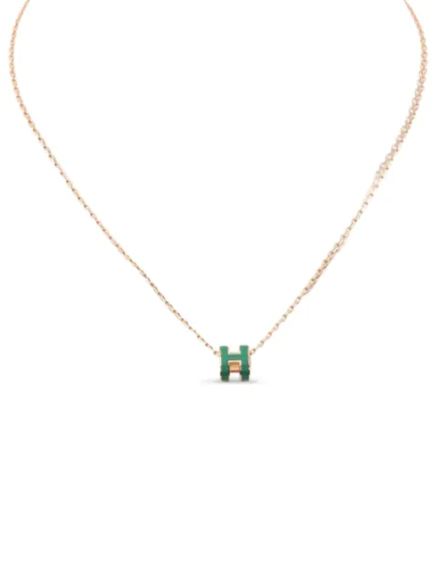 Hermès Pre-Owned 10s Mini Pop H necklace