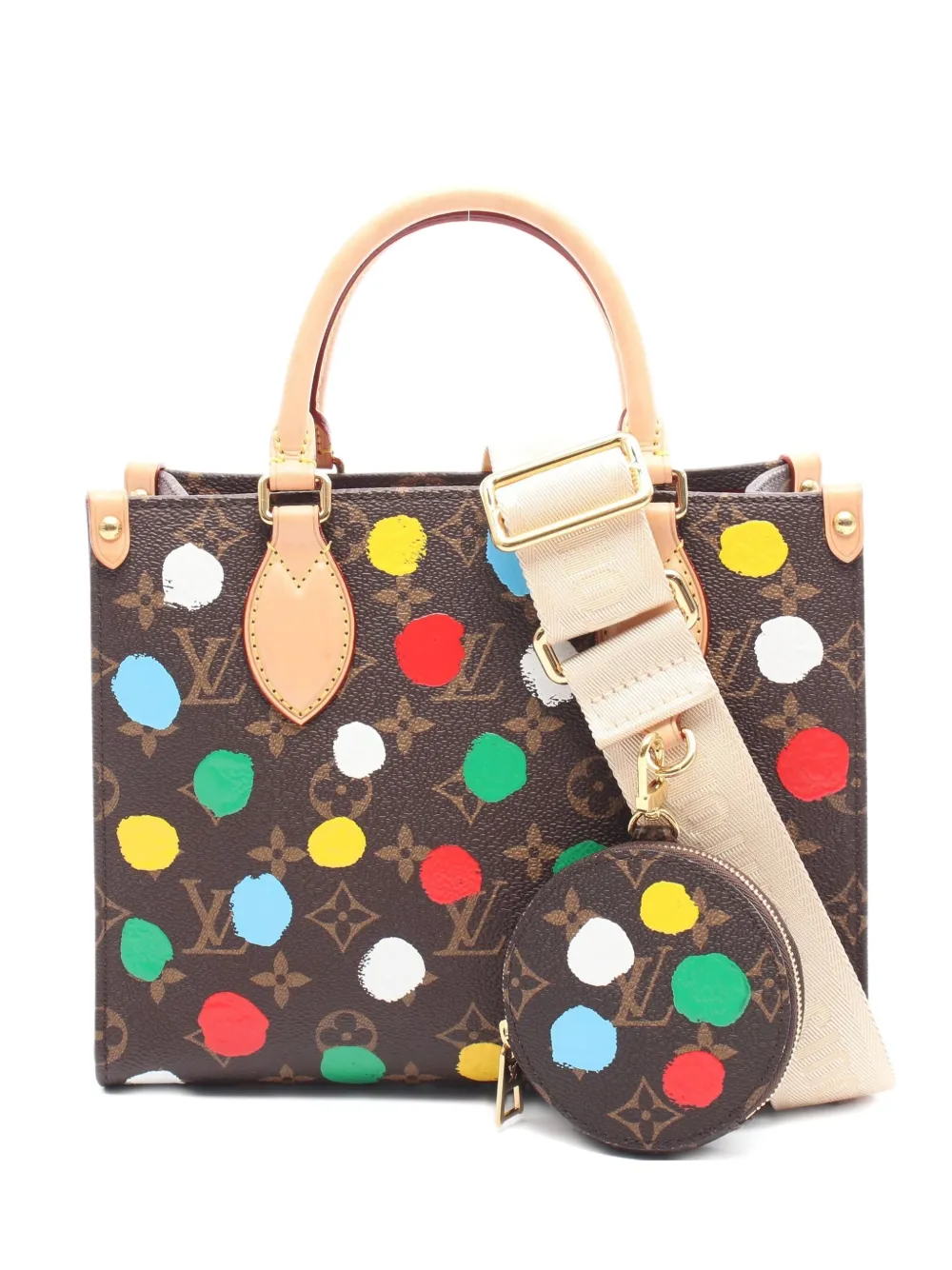 Louis Vuitton Pre-Owned x Yayoi Kusama 2021 On-The-Go leather cross Louis Vuitton Pre-Owned x Yayoi Kusama 2021 On-The-Go leather cross