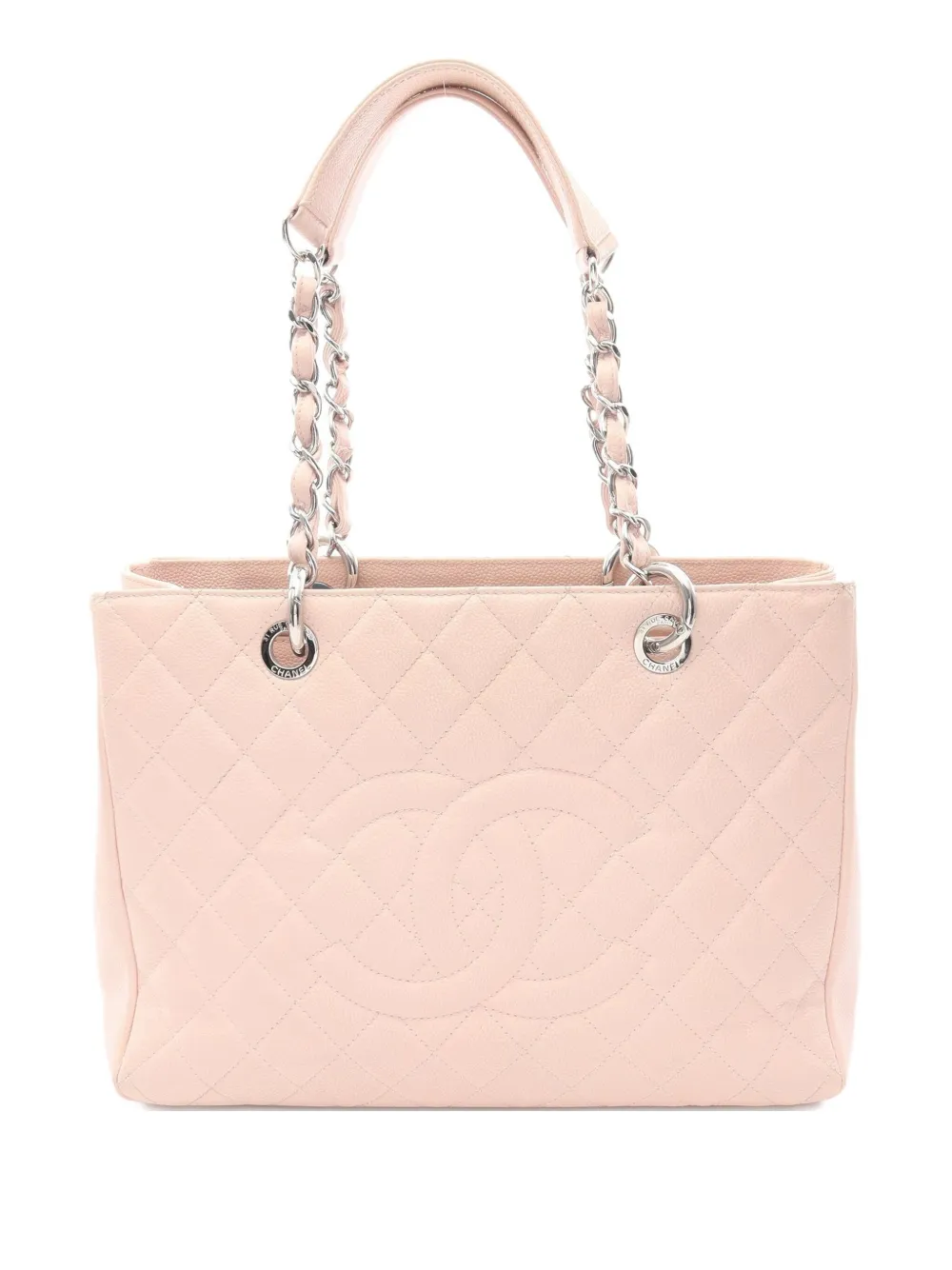 CHANEL Pre-Owned 2012-2013 matelassé tote bag - ピンク CHANEL Pre-Owned 2012-2013 matelassé tote bag - ピンク