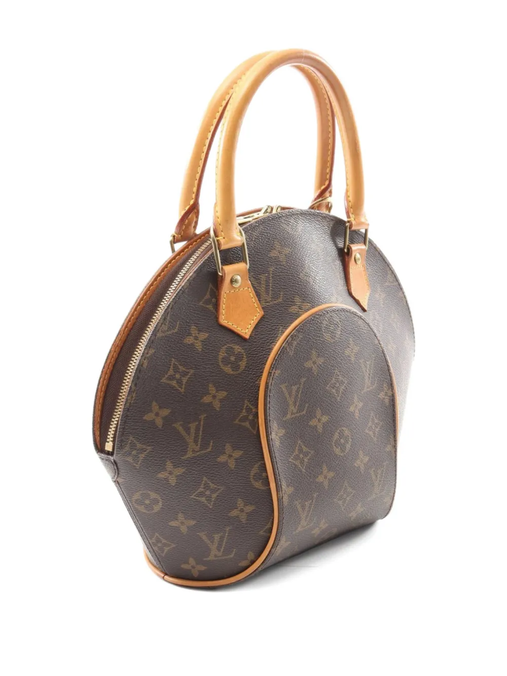 Pre-owned Louis Vuitton 2001 Ellipse Pm Handbag In Brown