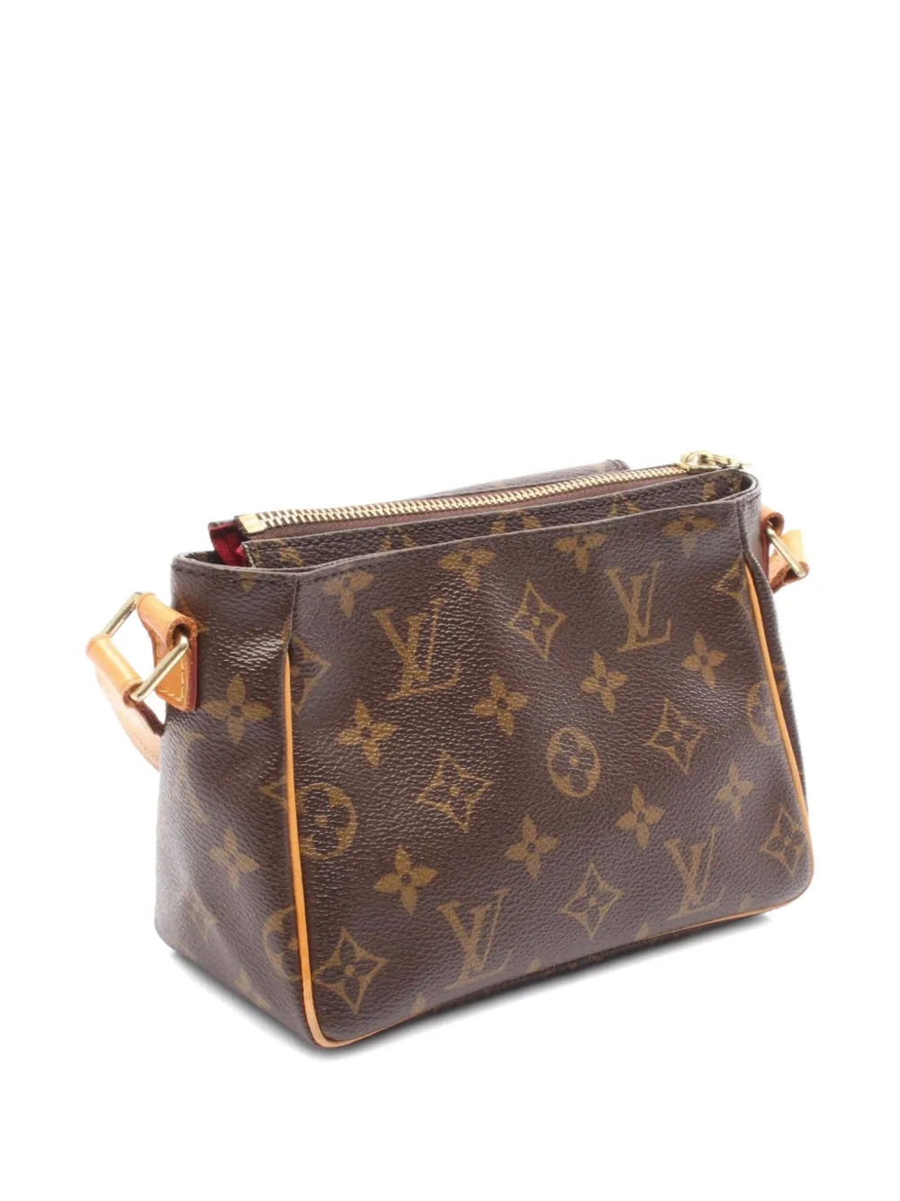 Pre-owned Louis Vuitton 2005 Viva Cite Pm Shoulder Bag In Brown