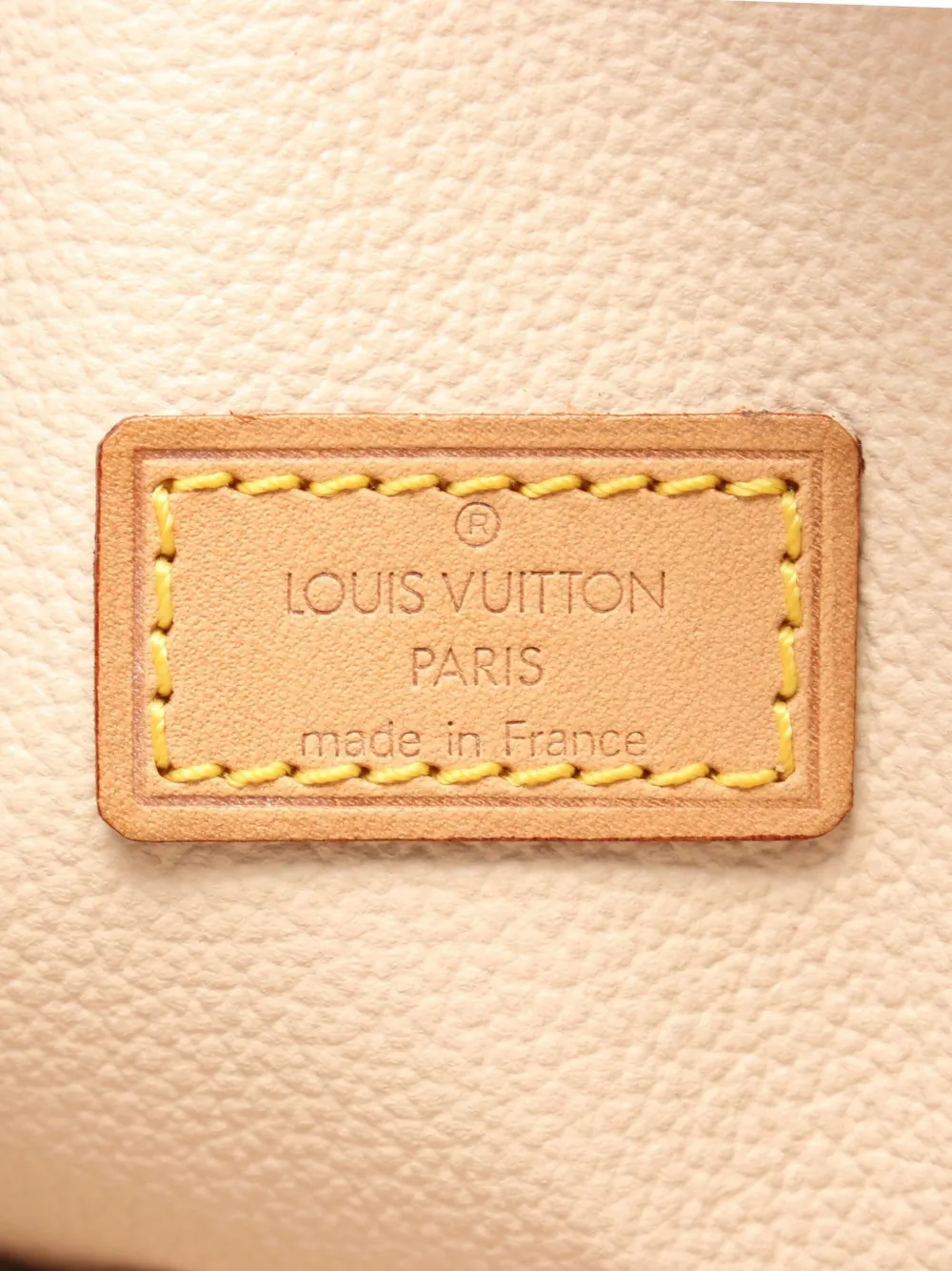 Pre-owned Louis Vuitton 2005 Spontini Monogram Two-way Handbag In Brown