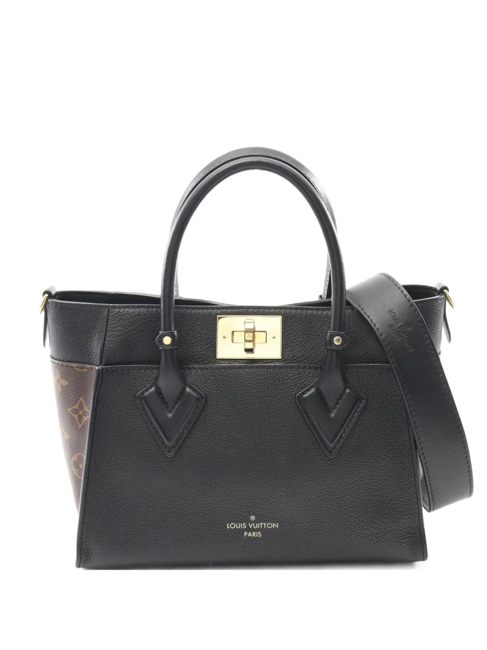 Louis Vuitton Pre-Owned 2021 On My Side PM tote bag - ブラック Louis Vuitton Pre-Owned 2021 On My Side PM tote bag - ブラック