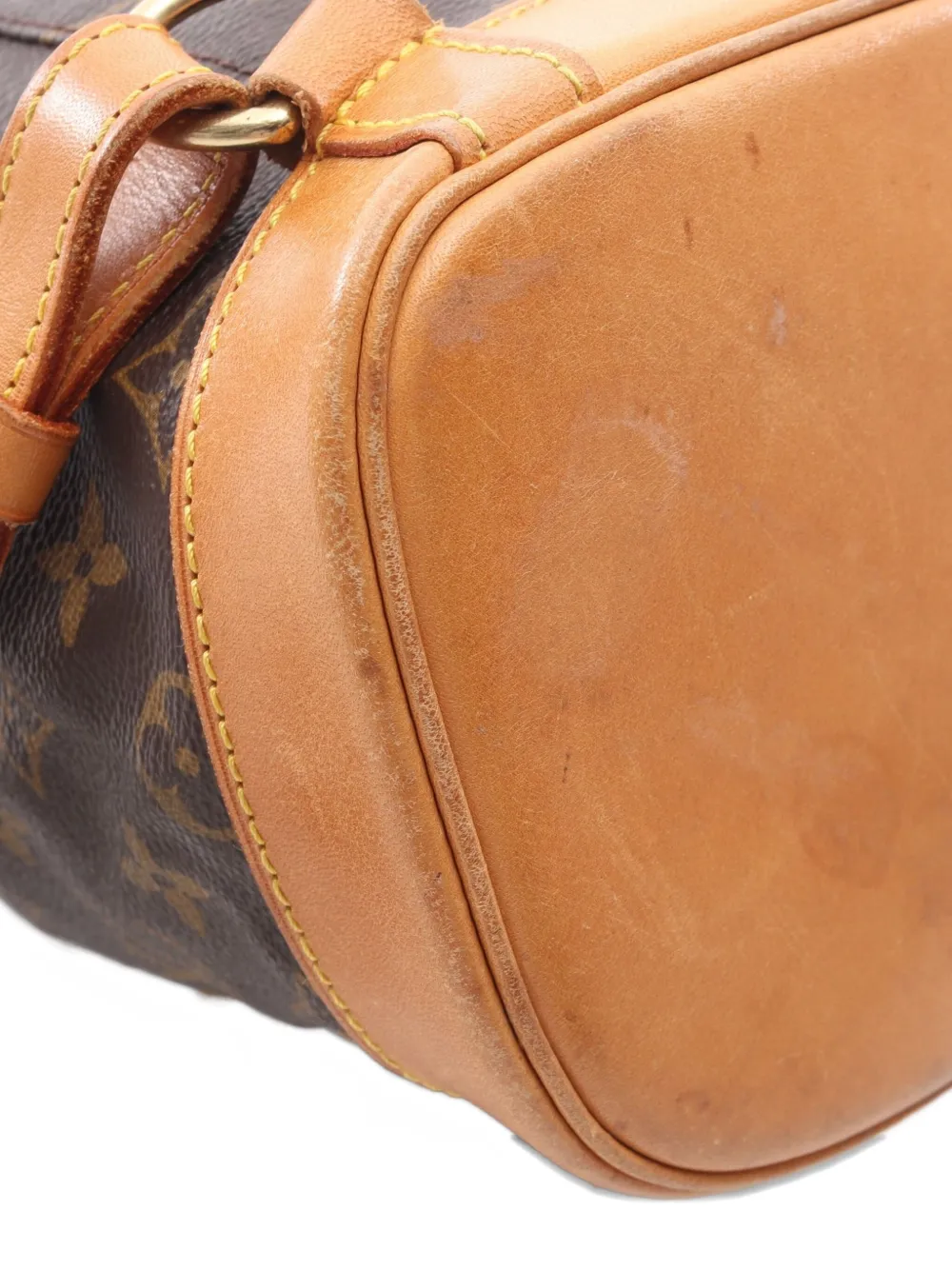 Pre-owned Louis Vuitton 1996 Montsouris Gm Monogram Backpack In Brown