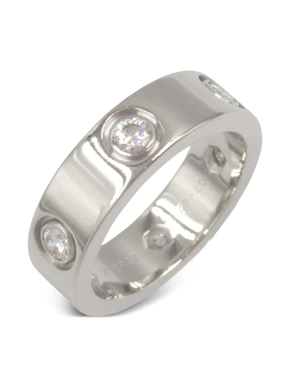 Cartier 2010s 18K white gold Love diamond ring | Image 2