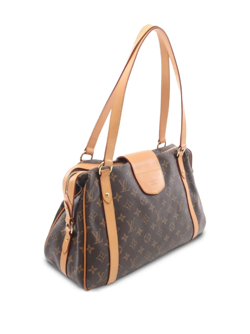 Pre-owned Louis Vuitton 2010 Stresa Pm Shoulder Bag In Brown