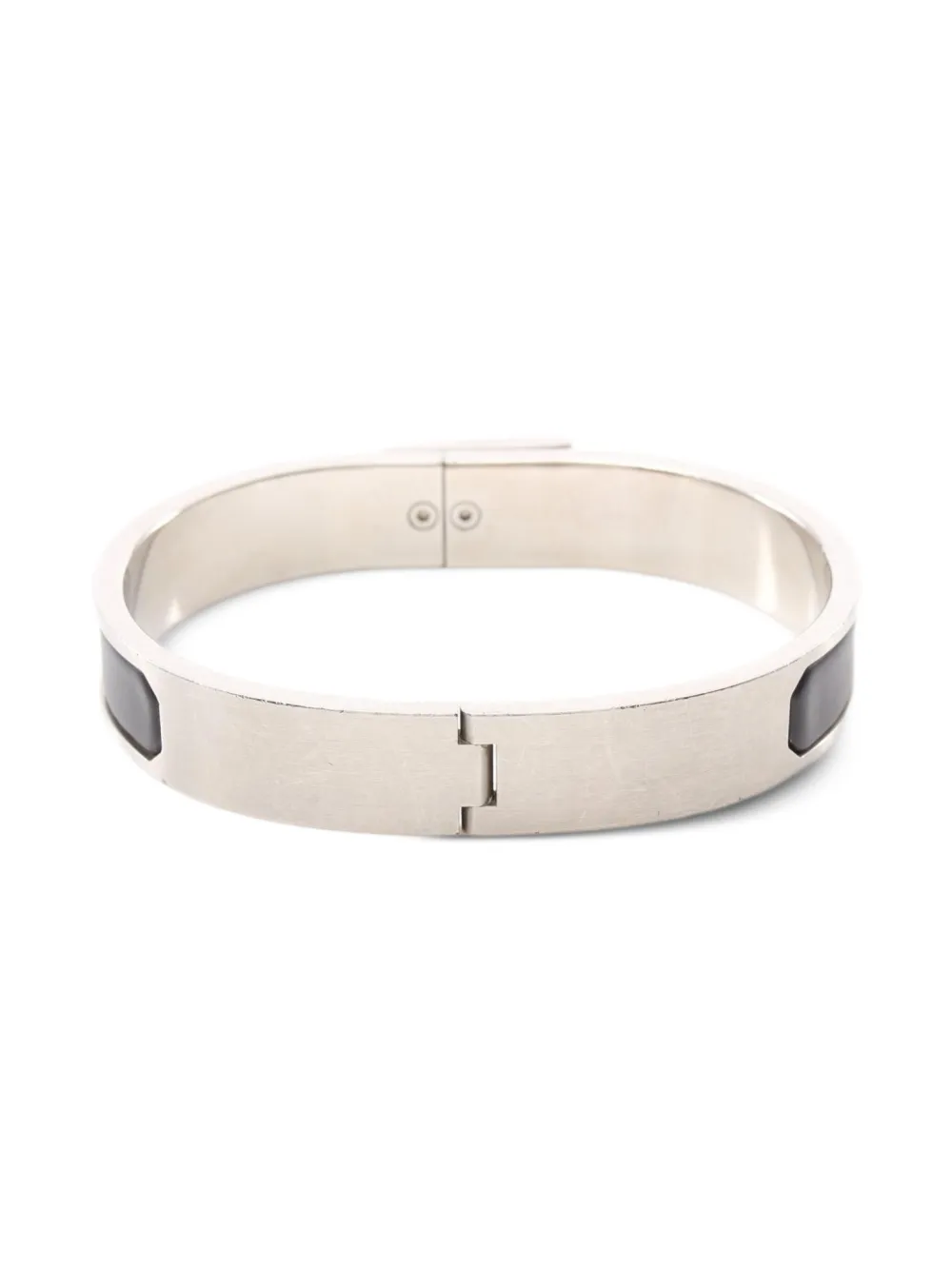 Hermès Pre-Owned 2000s logo-plaque bracelet | Image 2