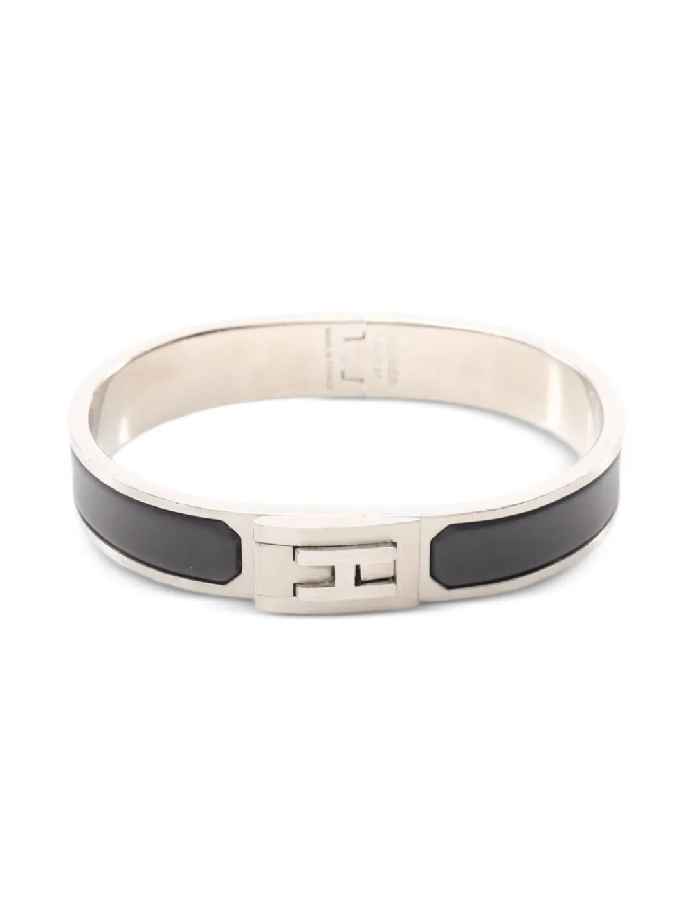 Hermès Pre-Owned 2000s logo-plaque bracelet | Blue | Image 1