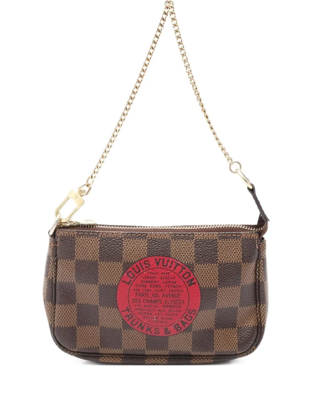 Louis Vuitton Pre-Owned 2009 mini Pochette shoulder bag - ブラウン Louis Vuitton Pre-Owned 2009 mini Pochette shoulder bag - ブラウン