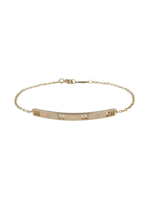 Tiffany & Co. Pre-Owned 2010s 18K rose gold Atlas Pierced diamond bracelet