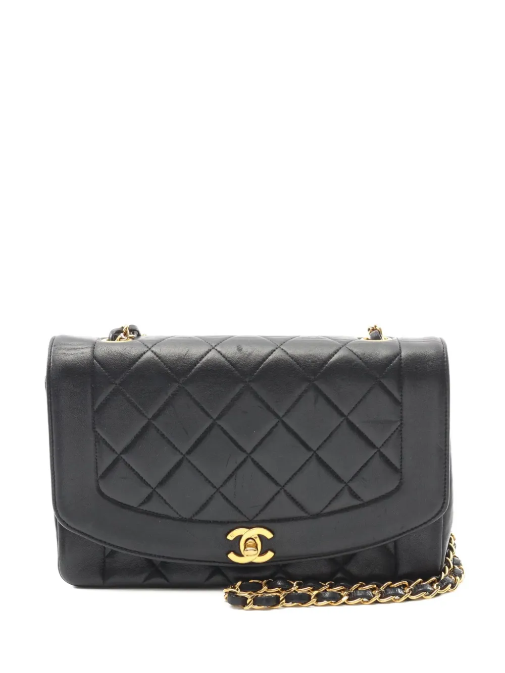 1991-1994 matelassé Diana flap shoulder bag