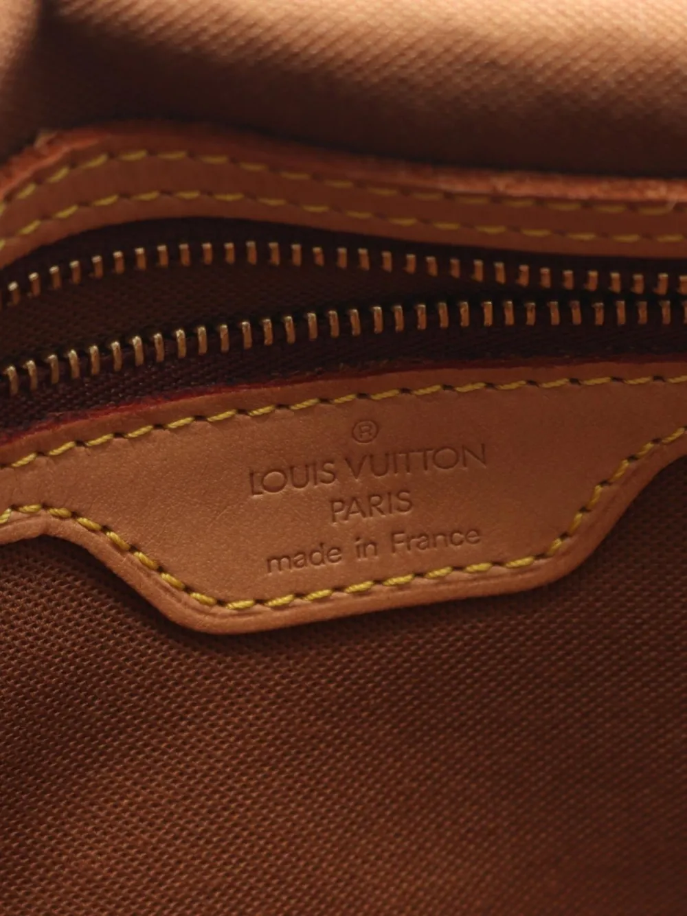 Pre-owned Louis Vuitton 2001 Mini Looping Monogram Handbag In Brown