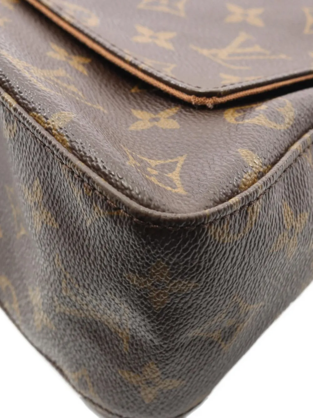 Pre-owned Louis Vuitton 2001 Mini Looping Monogram Handbag In Brown