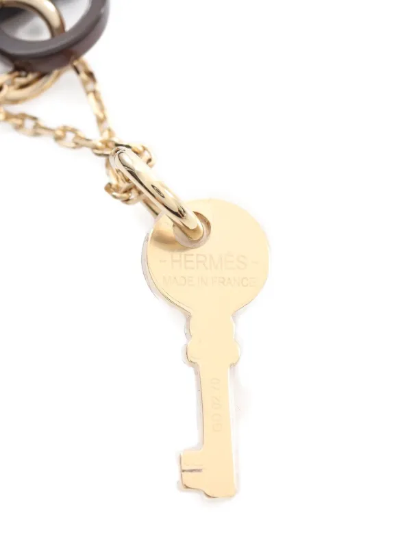 タイムセール❗️Hermes ロックデザイン ネックレス ゴールド Hermès Pre-Owned 2010s アミュレット パドロック PM ネックレス