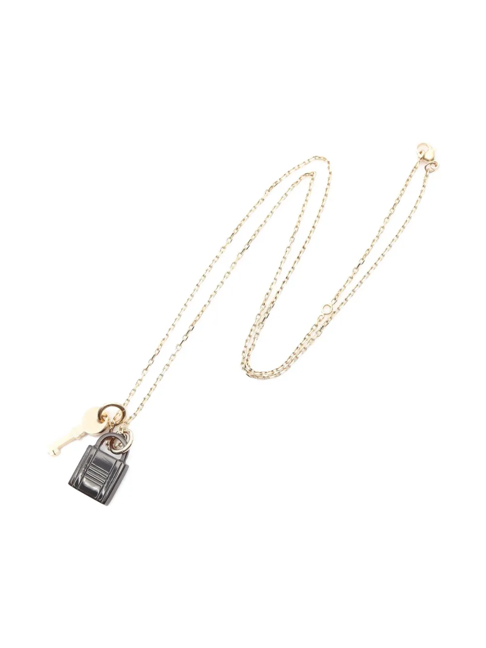 Hermès Pre-Owned 2010 Amulet Padlock PM necklace | Gold | Image 1