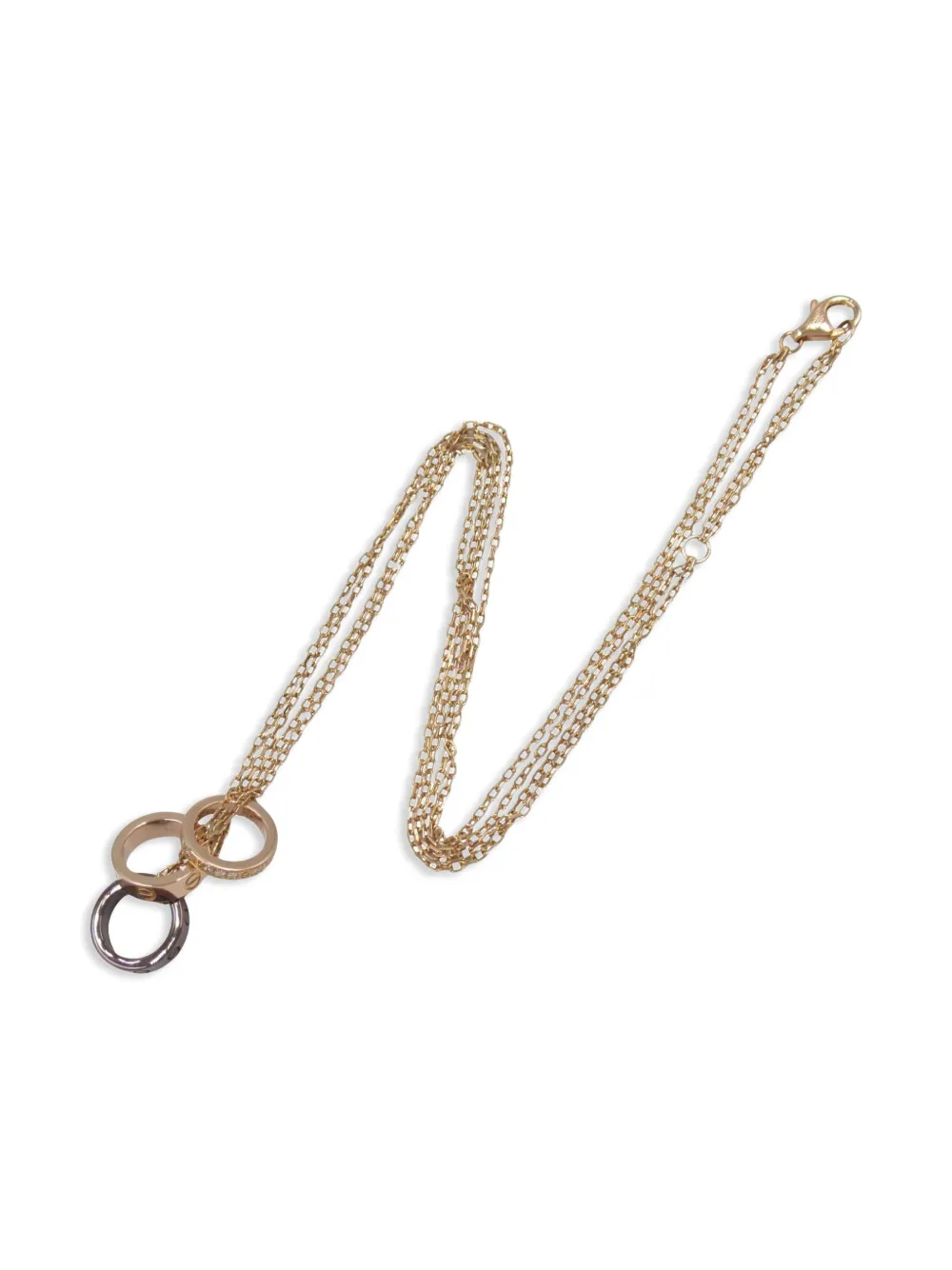 Cartier 2010s Love ダイヤモンド ネックレス 18Kローズゴールド - ゴールドトーン Cartier 2010s Love ダイヤモンド ネックレス 18Kローズゴールド - ゴールドトーン