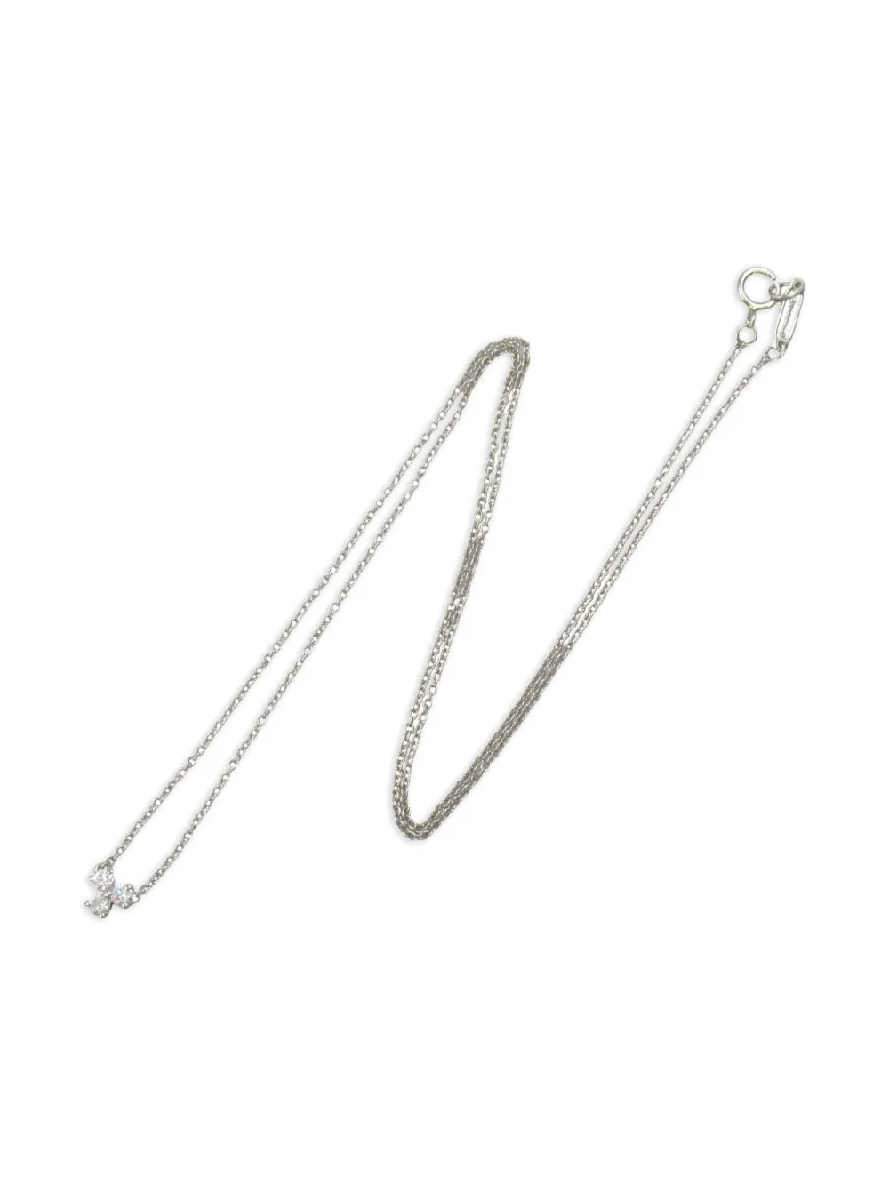 Tiffany & Co. Pre-Owned 2010s Aria diamond necklace | Silver | Image 1