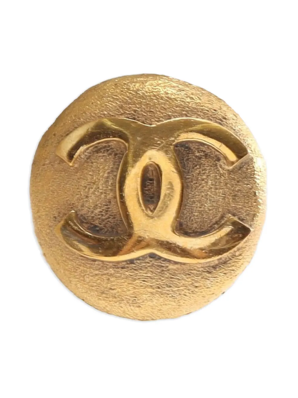 CHANEL Pre-Owned 1986-1988 CC-interlocking earrings | Image 2