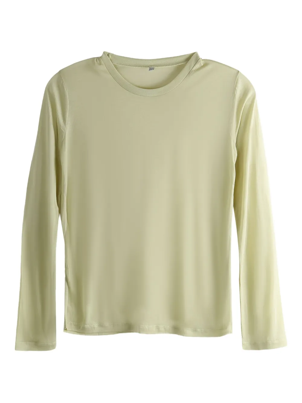 Baserange crew-neck long-sleeve top Groen