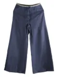 Baserange Arthur drawstring wide-leg trousers - Blue