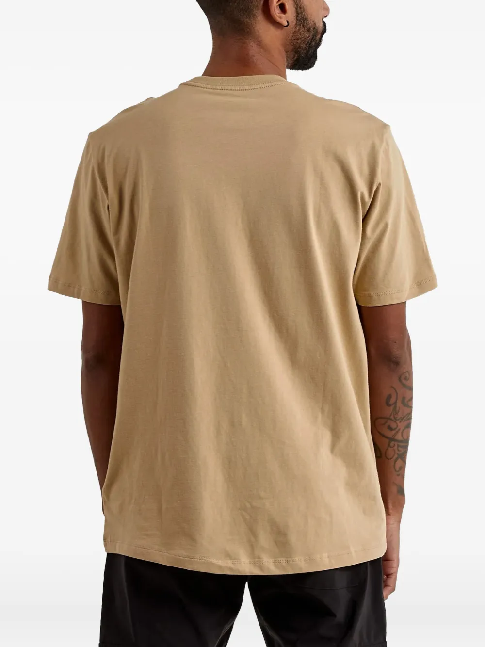 The North Face Logo-print T-shirt In Gold