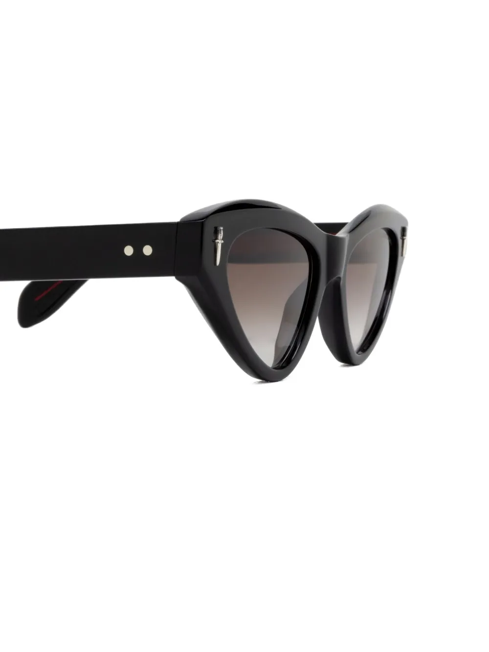 Cutler & Gross x The Great Frog Mini Cat-eye zonnebril Zwart