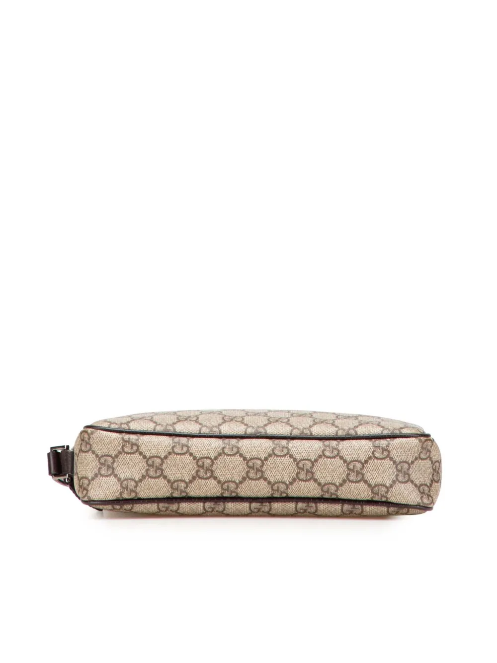Pre-owned Gucci 2000-2015 Gg Supreme Clutch Bag In Brown