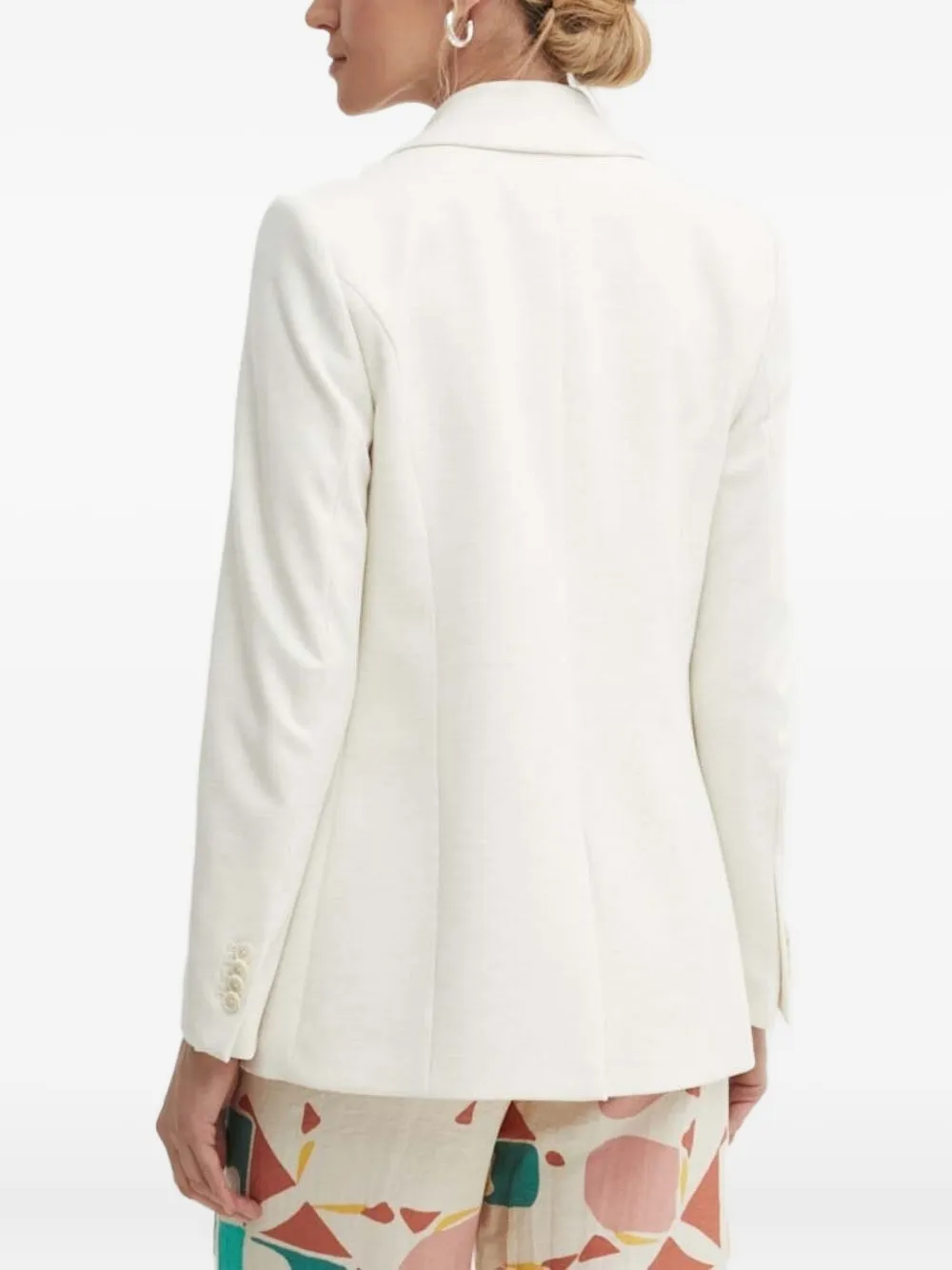 Drykorn Blazer met enkele knoop en textuur Beige