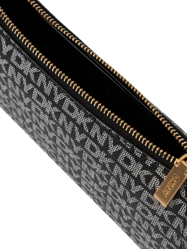 DKNY logo-plaque top-handle Bag | Black | FARFETCH
