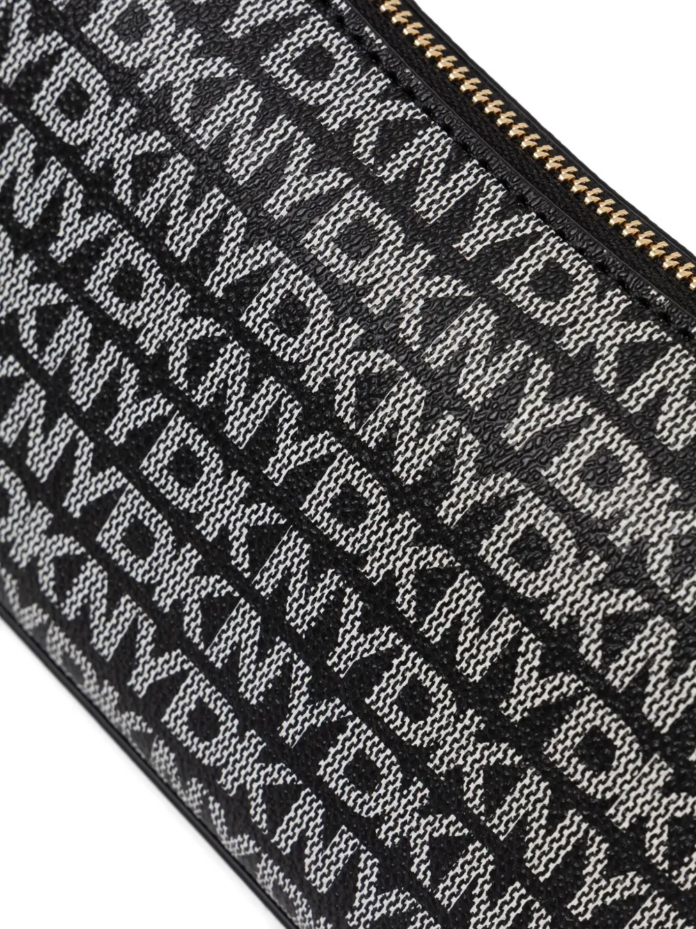 DKNY Tas met handvat en logoplakkaat Zwart