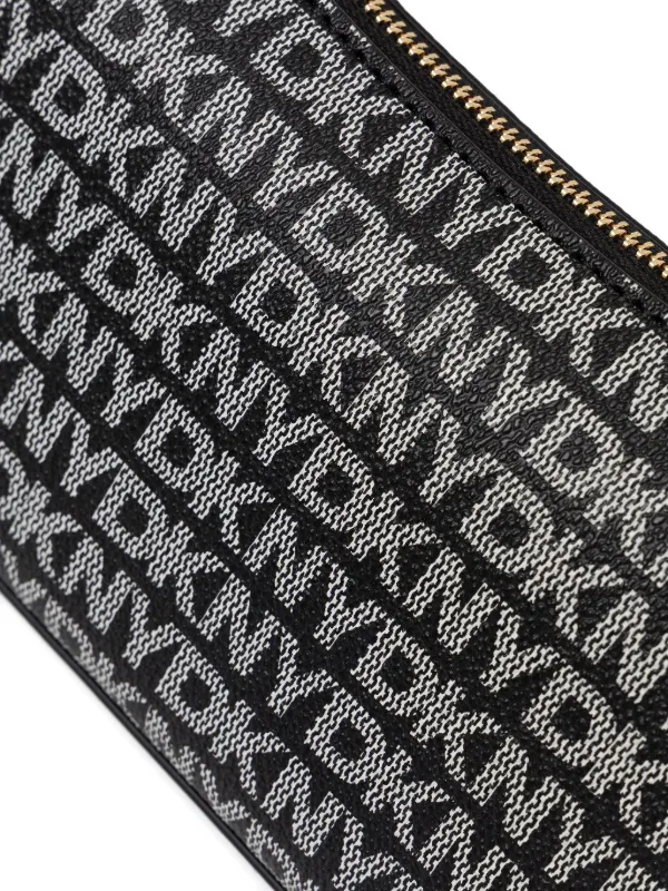 DKNY logo-plaque top-handle Bag | Black | FARFETCH