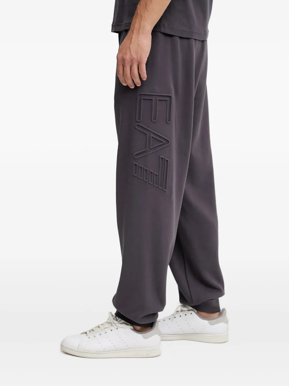 Ea7 Emporio Armani Trainingsbroek met logoprint - Grijs