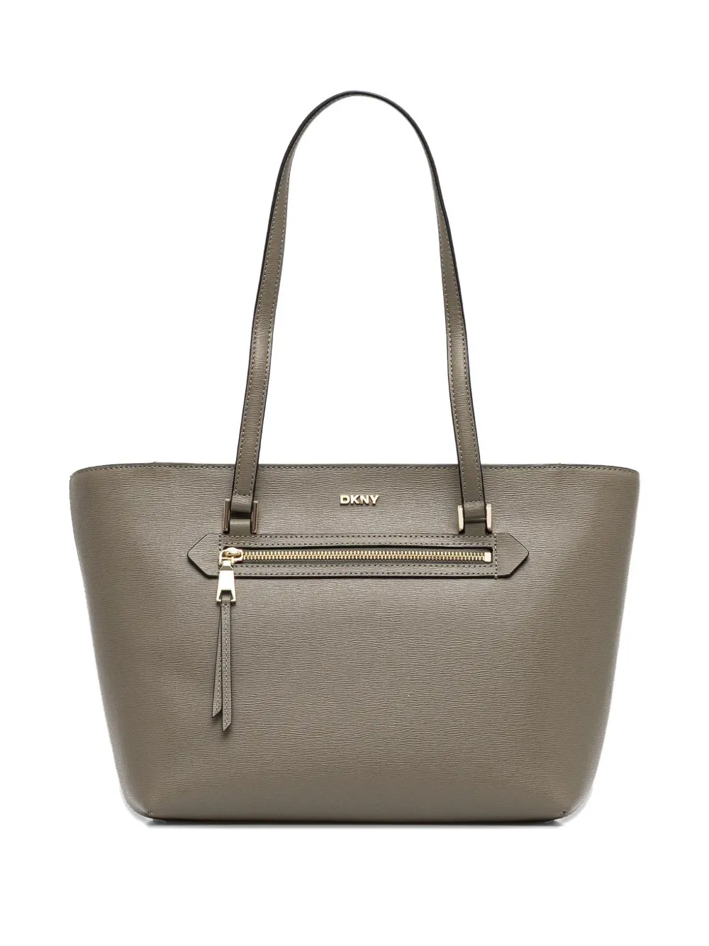 DKNY Shopper met logoplakkaat Groen