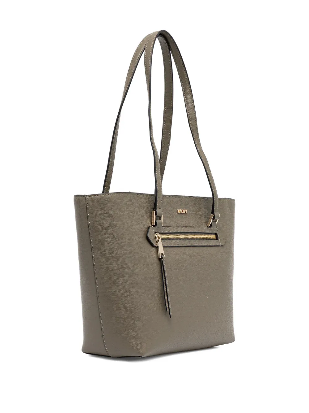 DKNY Shopper met logoplakkaat Groen