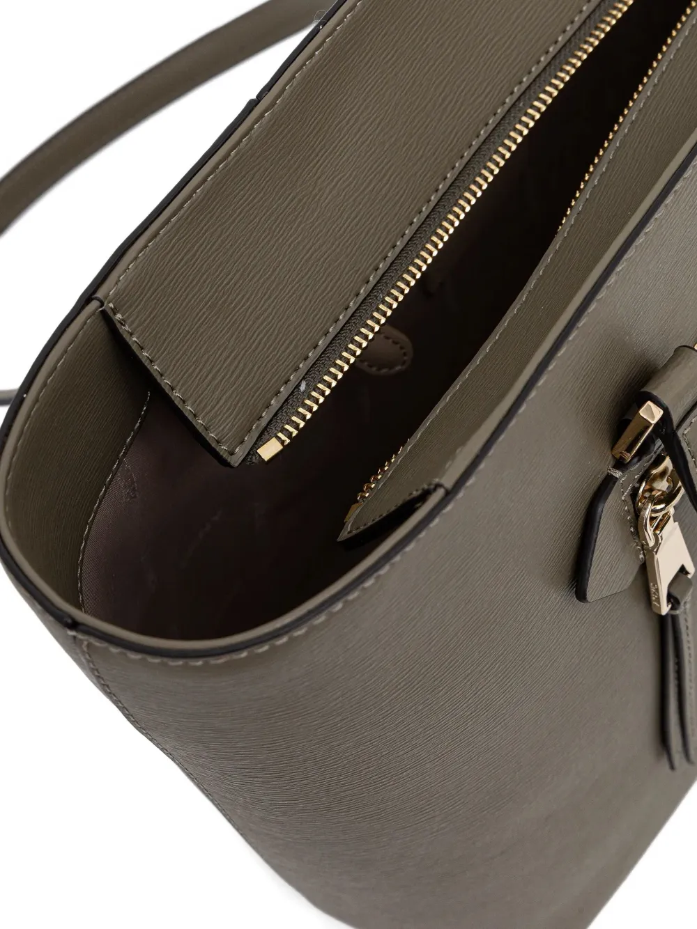 DKNY Shopper met logoplakkaat Groen