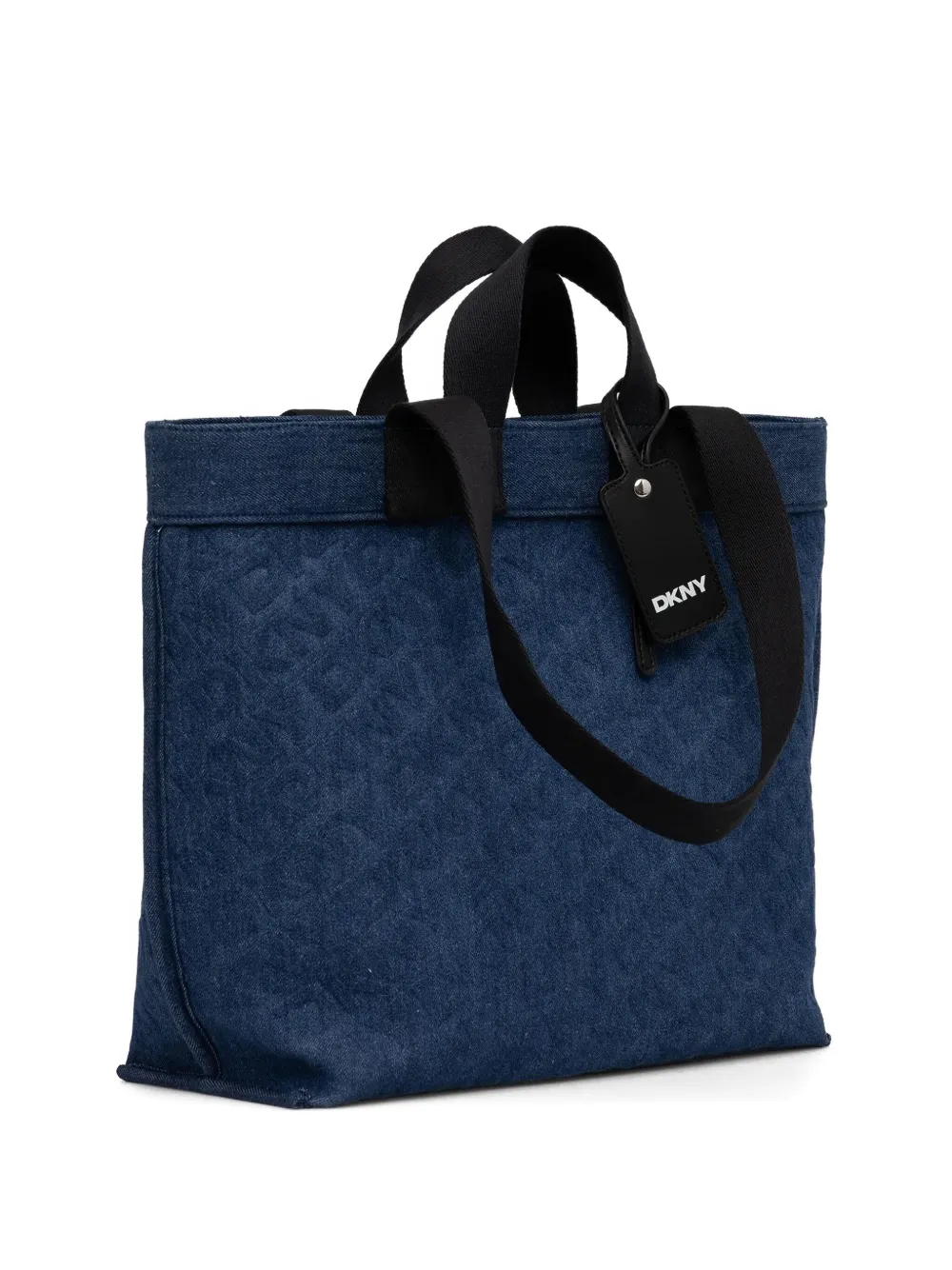 DKNY quilted tote bag - Blauw