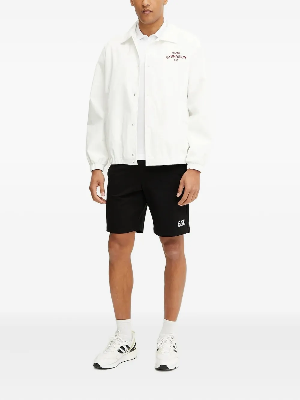 Ea7 Emporio Armani Milano Gymnasium jacket Wit