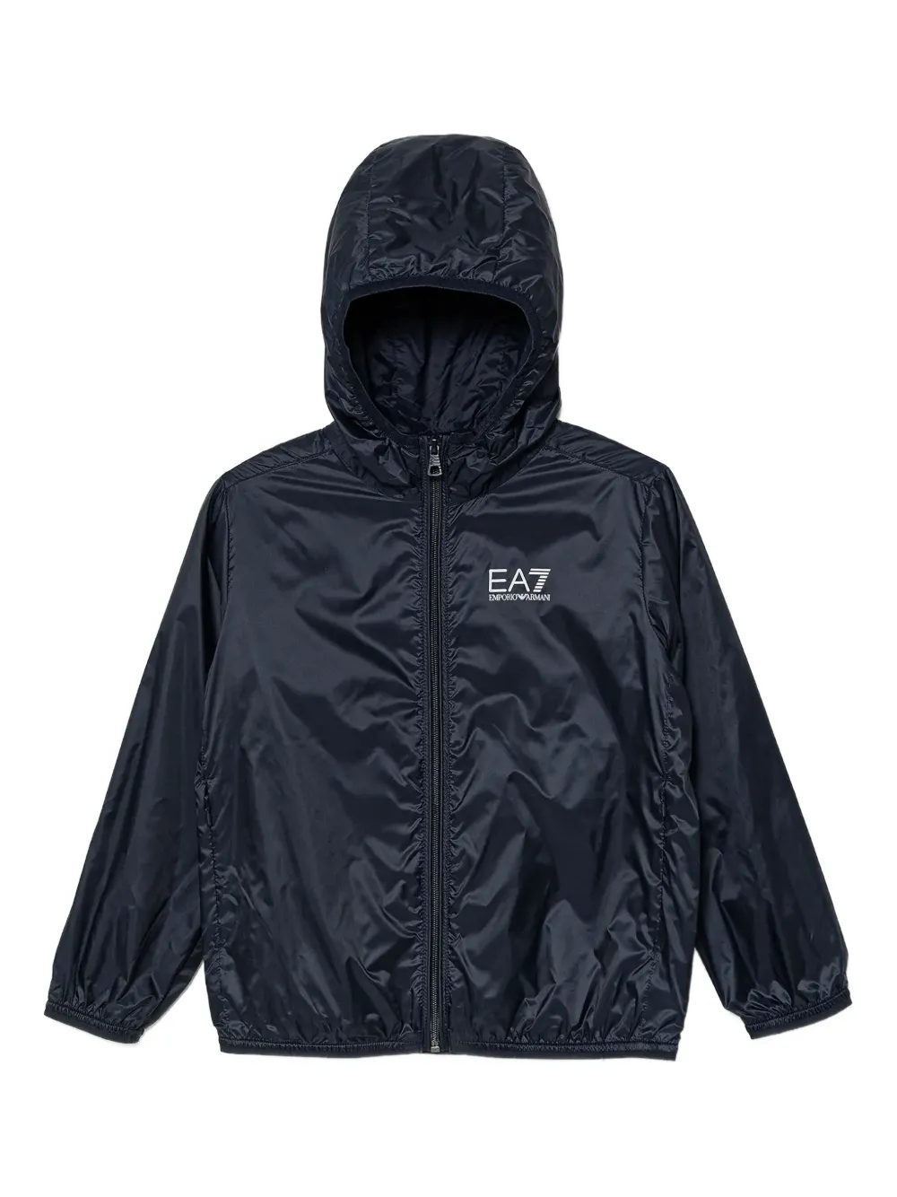 Emporio Armani Kids logo-print jacket | Blue | Image 1